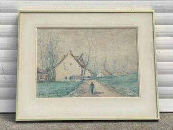 aquarelle chemin animee signe wettrens beschikbaar voor biedingen