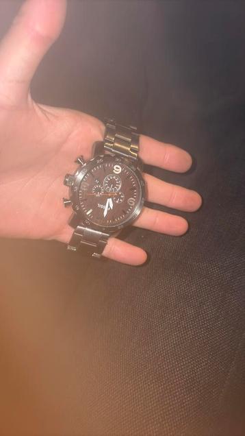 Fossil horloge, Montre-bracelet, Autres marques, Enlèvement ou Envoi, Acier