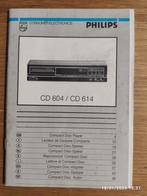 Philips CD 604/CD 614 originele gebruikershandleiding, Audio, Tv en Foto, Cd-spelers, Philips