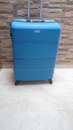 VALISE TURQUOISE TODOBA 70CM EN POLYPROPYLENE 4 ROUES NEUVE, Ophalen, Nieuw, Wieltjes