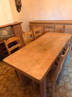 Cause décès magnifique salle à manger intemporel en chêne, Maison & Meubles, Enlèvement, Comme neuf