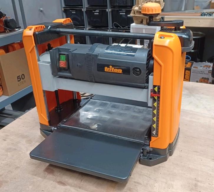 Triton TPT125 Vandiktebank ALS NIEUW + extra schaafmessen, Doe-het-zelf en Bouw, Gereedschap | Overige machines, Zo goed als nieuw