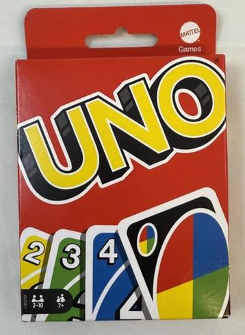 Uno kaartspel Mattel Nieuw gezelschap spel beschikbaar voor biedingen