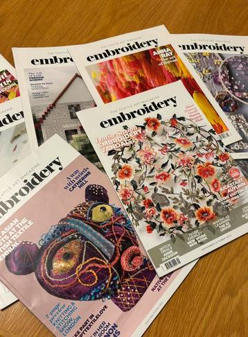 Lot Embroidery magazine beschikbaar voor biedingen
