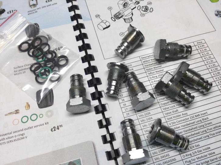 Plug for barrel Valve 6x zeskant en 3x inbus- Ecocheques, Watersport en Boten, Duiken, Gebruikt, Duikfles, Ophalen of Verzenden