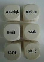 DOBBELSTEEN, DOBBELSTENEN MET TEKST NIEUW, Kinderen en Baby's, Verzenden, Nieuw