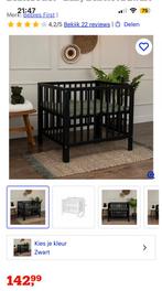 Baby box zwart, Kinderen en Baby's, Ophalen, Gebruikt, Vierkant, Boxkleed