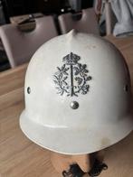 Helm van de Belgische gemeentelijke politie, Verzamelen, Militaria | Algemeen, Ophalen of Verzenden, Overige soorten, Helm of Baret