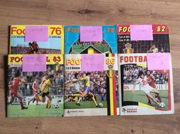 Lot 6 albums PANINI 