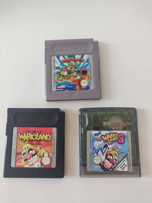 Warioland 1, 2 en 3, Nintendo Gameboy, Frans, Games en Spelcomputers, Games | Nintendo Game Boy, Gebruikt, Platform, 1 speler
