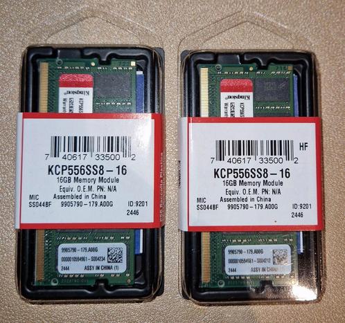 DDR5 5600Mhz 16GB Kingston KCP556SS8-16 NIEUW! ongeopend!, Computers en Software, RAM geheugen, Nieuw, Laptop, 16 GB, DDR5, Ophalen of Verzenden