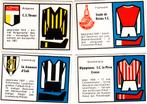 4 Chromos 1970 German Bauer Weltfussball sticker, Envoi, Comme neuf, Plusieurs images