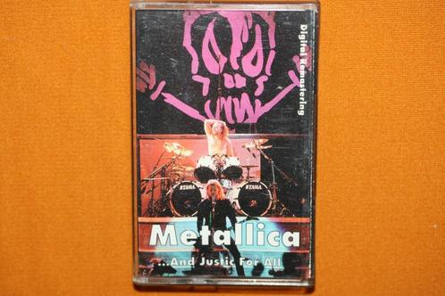Metallica - ....And Justice For All, Cd's en Dvd's, Cassettebandjes, Gebruikt, Rock en Metal, 1 bandje, Ophalen of Verzenden