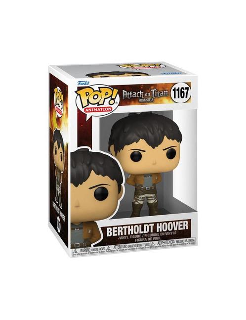 Funko POP Attack On Titan Bertholdt Hoover (1167), Collections, Jouets miniatures, Neuf, Envoi