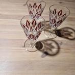 3 verres à vin VMC Reims Arlequin, Antiek en Kunst, Antiek | Glaswerk en Kristal, Ophalen of Verzenden