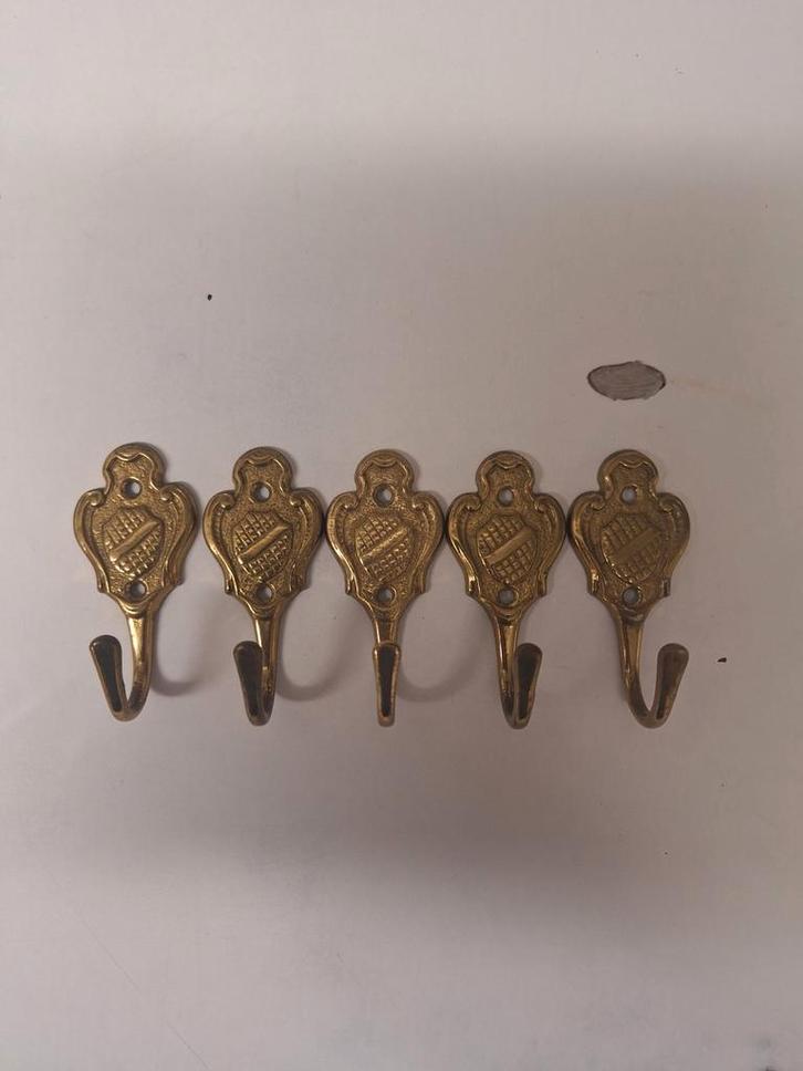 5x Kapstok in koper, Huis en Inrichting, Woonaccessoires | Kapstokken, Ophalen of Verzenden