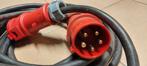 Krachtstroomkabel 32A / 400V / 5G6 / 11m, Doe-het-zelf en Bouw, Elektriciteit en Kabels, Ophalen of Verzenden, Gebruikt, Stekker