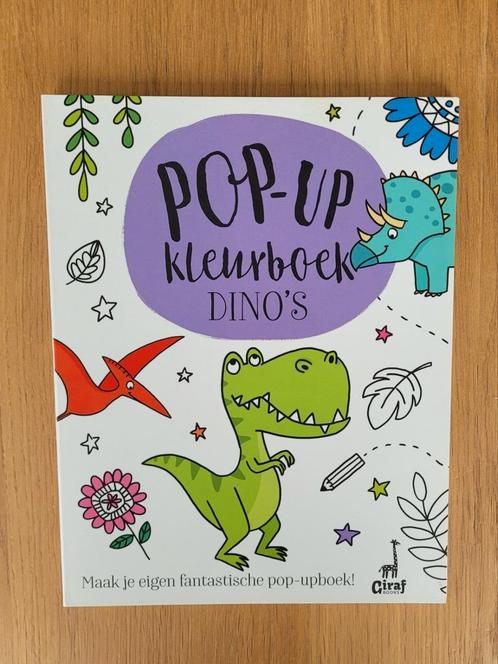 Pop up kleurboek dino's, Boeken, Kinderboeken | Baby's en Peuters, Nieuw, Ophalen of Verzenden