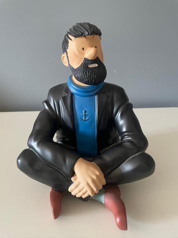 Tintin : Haddock asssis, Enlèvement, Tintin, Comme neuf, Statue ou Figurine