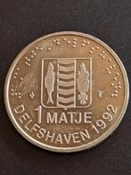 1992 Nederland Delfshaven 1 matje lokale munt, Postzegels en Munten, Verzenden, Koningin Beatrix, Overige waardes, Losse munt