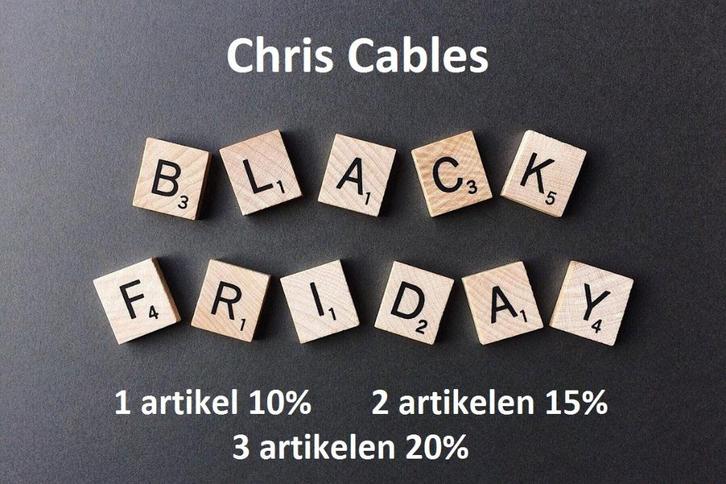 Het Chris Cables Black Friday-evenement is begonnen!, Audio, Tv en Foto, Audiokabels en Televisiekabels, Nieuw, Overige kabels