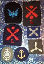 Plusieurs écussons de Marine Militaire ., Emblème ou Badge, Marine, Enlèvement ou Envoi