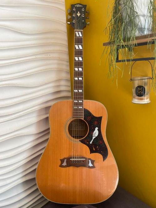 Guitare Aria Custom (70’s), Muziek en Instrumenten, Snaarinstrumenten | Gitaren | Akoestisch, Gebruikt, Western- of Steelstringgitaar