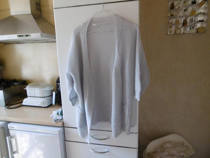 dames kledij jaquette, zonder knopen, merk "gigue" maat  38,, Kleding | Dames, Truien en Vesten, Maat 38/40 (M), Grijs, Ophalen of Verzenden