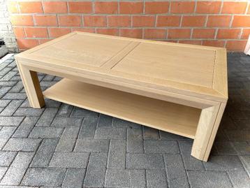 Salontafel in licht eiken, Huis en Inrichting, Tafels | Salontafels, Ophalen, Gebruikt, Eikenhout