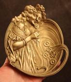 Antieke bronzen Art Nouveau vide-poche, Antiek en Kunst, Verzenden
