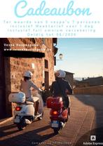 Cadeaubon Vespa Haspengouw te Limburg, Cadeaubon