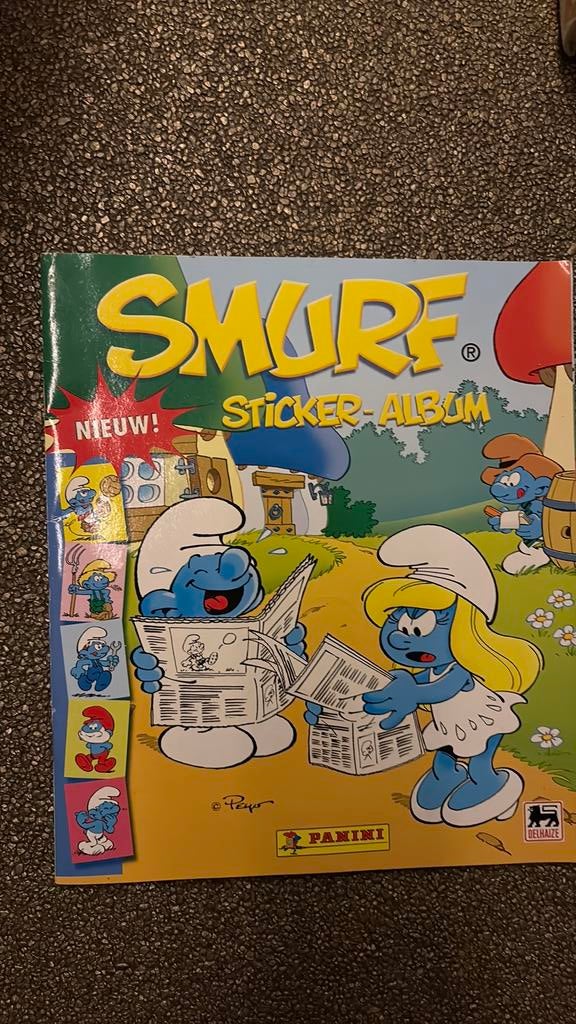 Smurf sticker-album, Verzamelen, Smurfen, Ophalen of Verzenden, Gebruikt