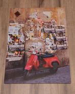 Wanddecoratie Vespa – 62x45 cm – Vintage Italiaanse sfeer, Huis en Inrichting, Ophalen