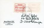 (B) ATM6 FDC Briefkaart 1981 - 1-6 BEF, Postzegels en Munten, Postzegels | Europa | België, Ophalen of Verzenden, Gestempeld, 1e dag stempel