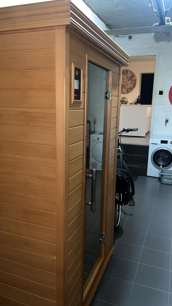 Luxe Infraroodcabine Upsala met alle opties, Sports & Fitness, Sauna, Comme neuf, Enlèvement