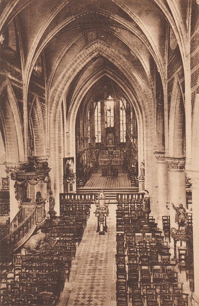 BELGIË - Anderlecht: Eglise Saint-Pierre: L'Intérieur, Verzamelen, Postkaarten | België, Ongelopen, Brussel (Gewest), Verzenden