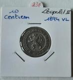 Leopold II - 10 centimes 1894 Vl, Postzegels en Munten, Munten | België, Verzenden