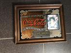 coca cola spiegelkader vintage, Rectangulaire, Moins de 50 cm, Enlèvement ou Envoi, Moins de 100 cm