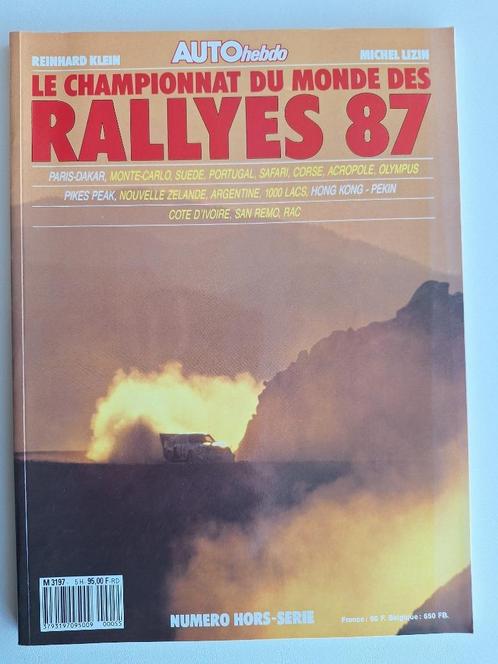 Championnat du monde des Rallyes 1987 Paris-Dakar Pikes Peak, Livres, Autos | Brochures & Magazines, Utilisé, Audi, Enlèvement ou Envoi