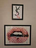 pop art  verschillende kaders YSL. Gucci  louis vuitton, Antiek en Kunst, Ophalen of Verzenden