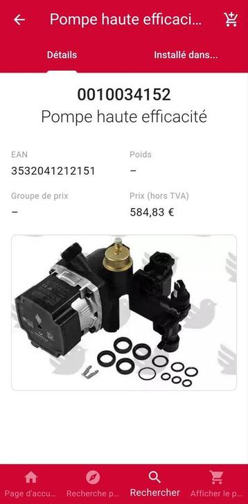 Pompe Haute efficacitè Bulex Thematek/Themaclassic (neuve), Enlèvement ou Envoi, Neuf