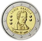 2 euros Belgique 2009 Louis Braille, 2 euros, Enlèvement ou Envoi, Belgique