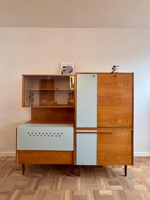 Mid-Century barkast, Tsjechisch design, Up Závody, 1960’s, Huis en Inrichting, Kasten | Wandmeubels, Zo goed als nieuw, 100 tot 150 cm