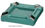 SAB09 CASETI MERK SIGAAR ASBAK 20 CM GRIJS/BLAUW KERAMIEK, Verzenden, Nieuw, Asbak