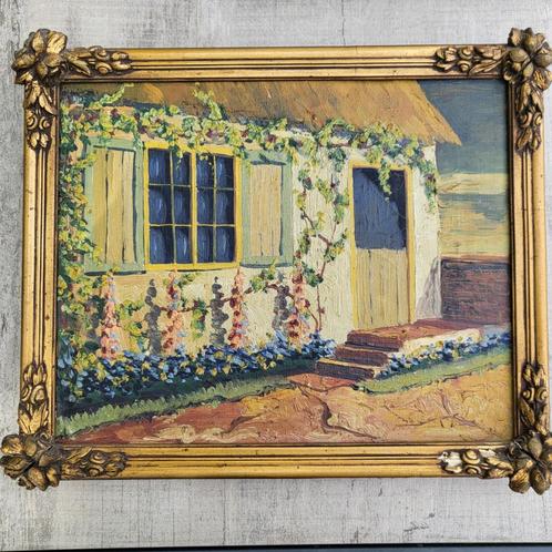 Antiek schilderij, Antiek en Kunst, Kunst | Schilderijen | Klassiek, Ophalen of Verzenden