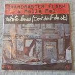 45t plaat Grandmaster Flash & Melle Mel "White Lines", Ophalen of Verzenden, Gebruikt