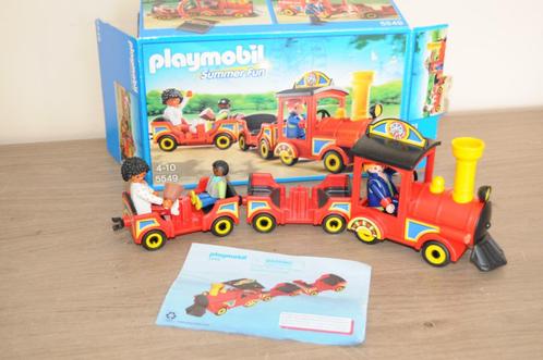 playmobil 5549 compleet trein kermis, Kinderen en Baby's, Speelgoed | Playmobil, Zo goed als nieuw, Complete set, Ophalen of Verzenden