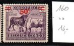 B0043 Belgisch Congo 160**, Postzegels en Munten, Postzegels | Afrika, Ophalen of Verzenden, Postfris