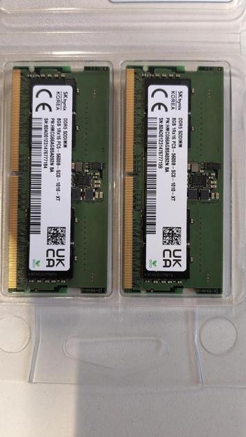 16 GB RAM DDR5 SODIMM 5600 beschikbaar voor biedingen
