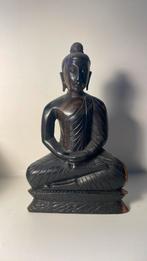 Boeddhabeeld hout, Maison & Meubles, Accessoires pour la Maison | Statues de Bouddha, Comme neuf, Enlèvement ou Envoi